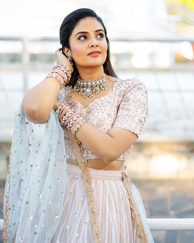 Staggering Looks Of Sreemukhi In White